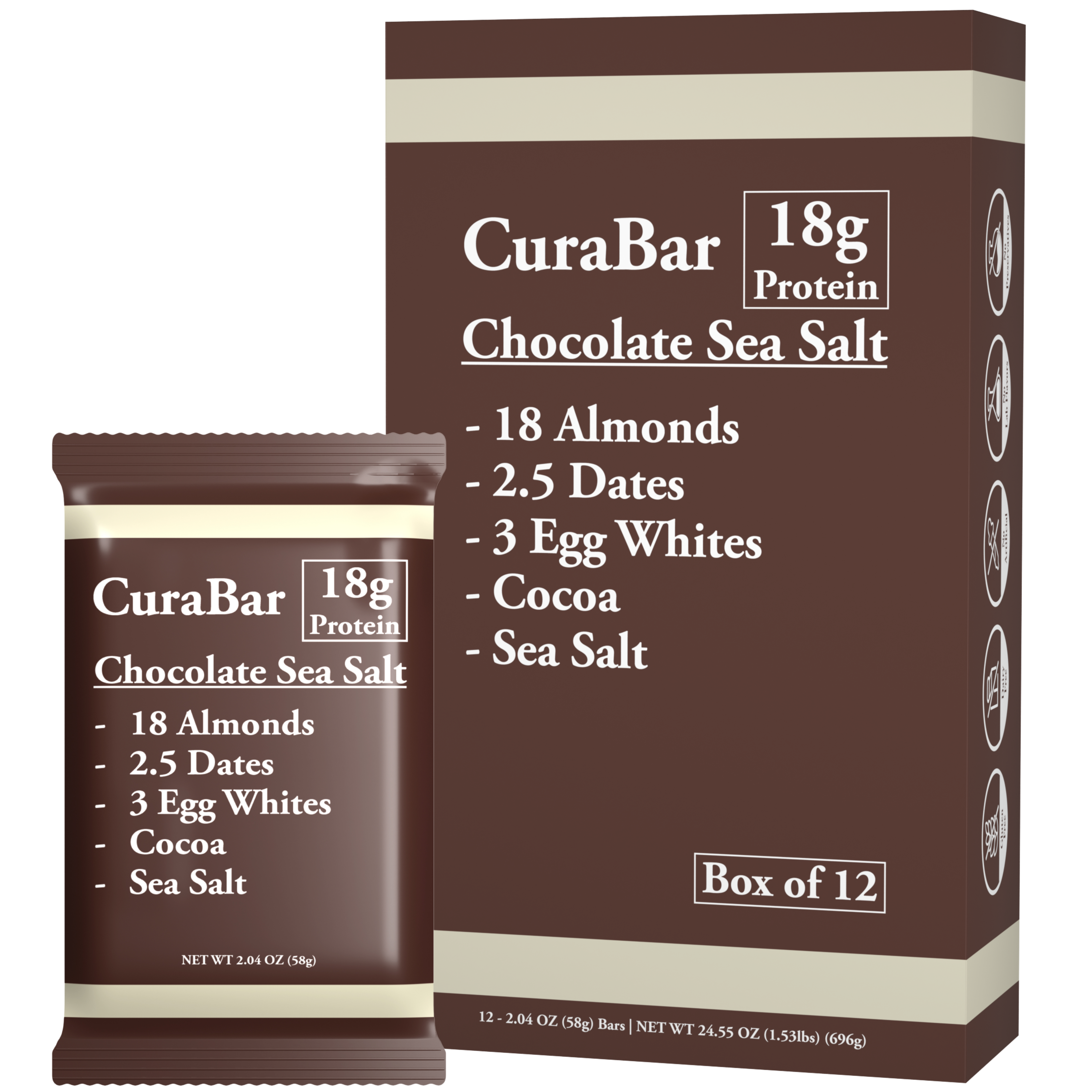 Chocolate Sea Salt (12 Bars)